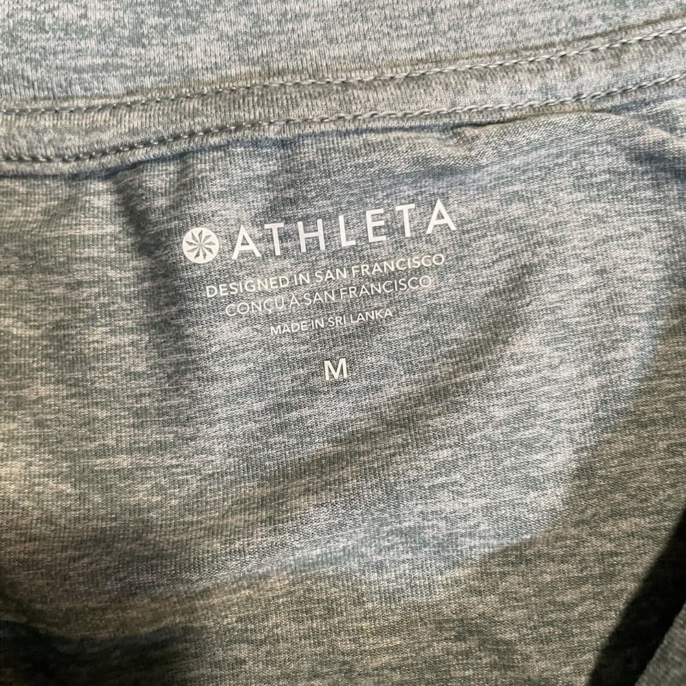 Athleta Uptempo Top Long Sleeve Pullover‎ Tshirt Athletic Yoga Lounge Medium - Picture 3 of 7
